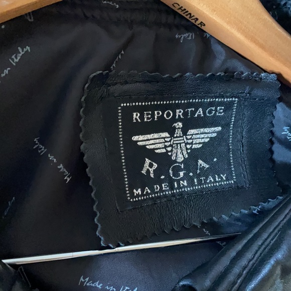 Size XL R.G.A. Repotage High Qulity Leather Jacket - Picture 3 of 5